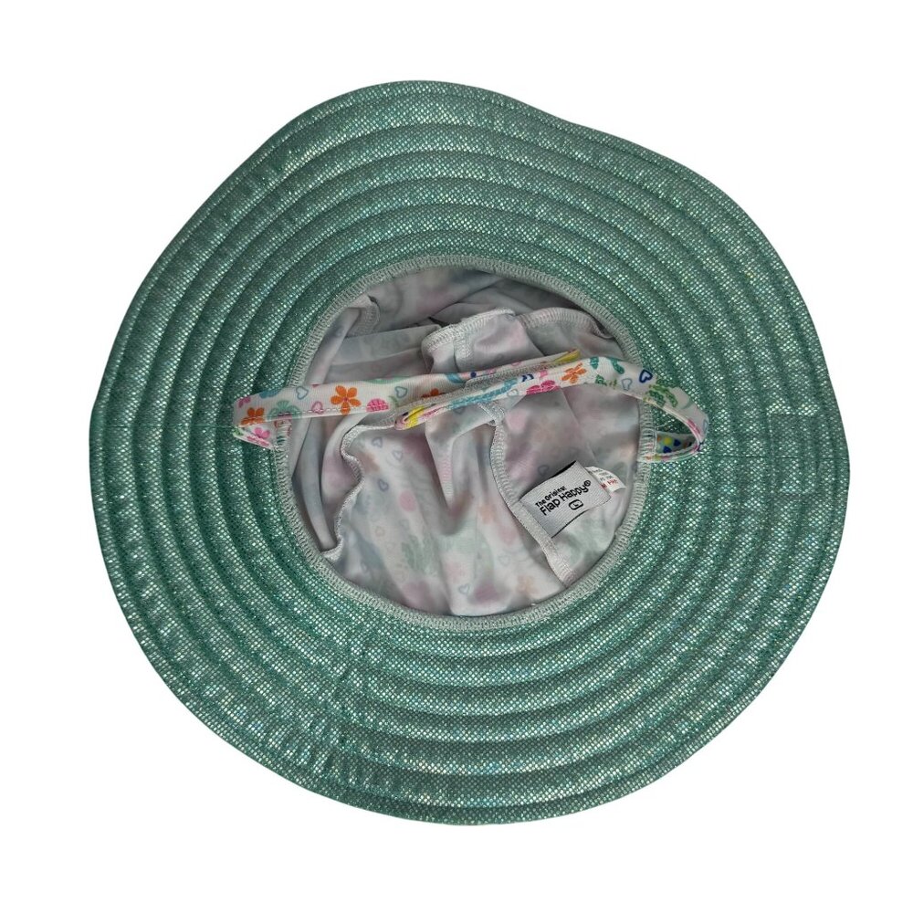 Flap Happy Kids Recycled Polyester Mermaid Fish Flower Summer Po Sunhat L - Picture 6 of 7